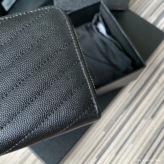 Tony Luxuries ZIPPY MONOGRAM YSL WALLET 0724